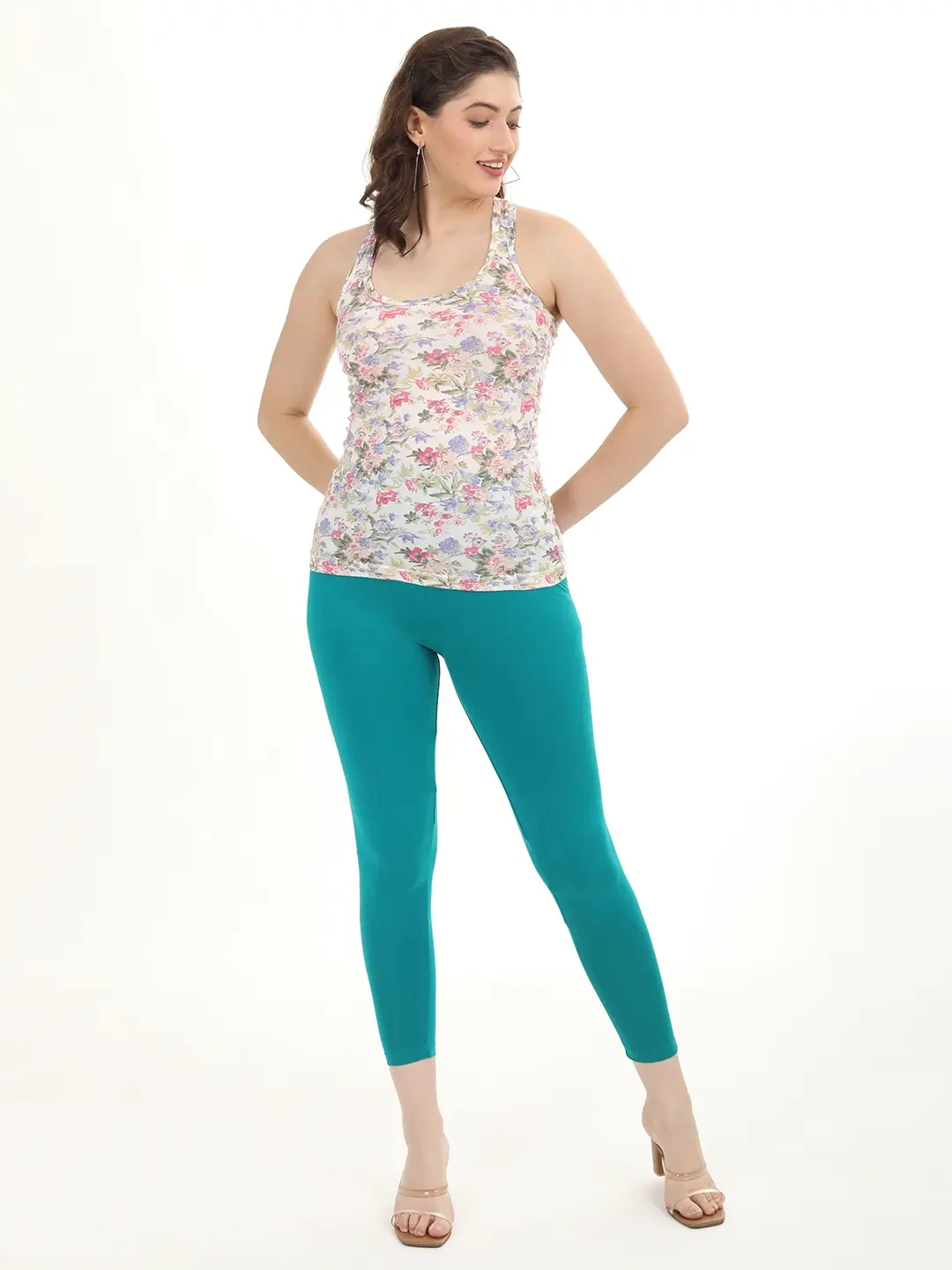 Rama Green - Ankle Leggings