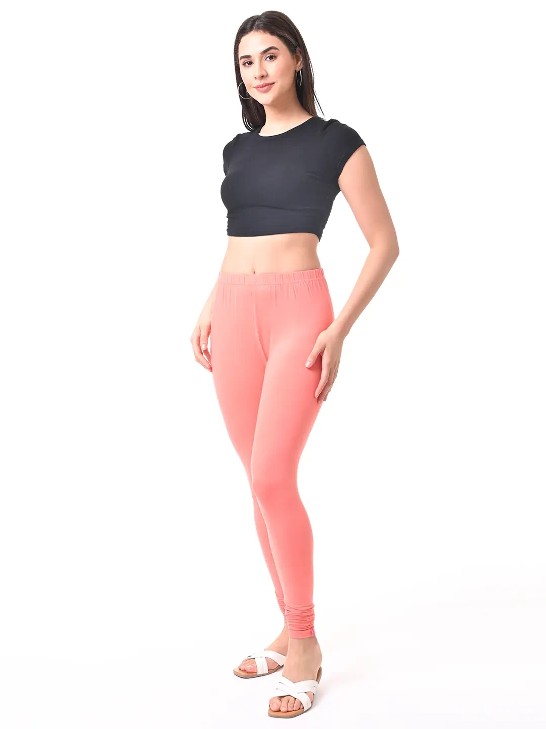 Peach - Chudithar Leggings