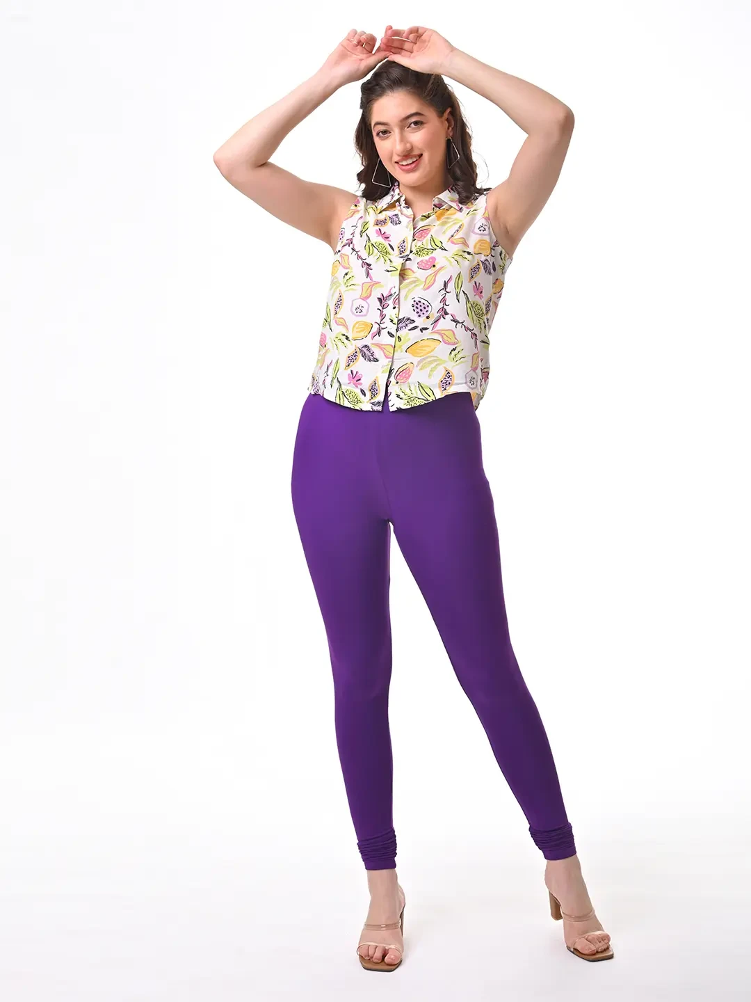 Deep Orchid - Chudithar Leggings