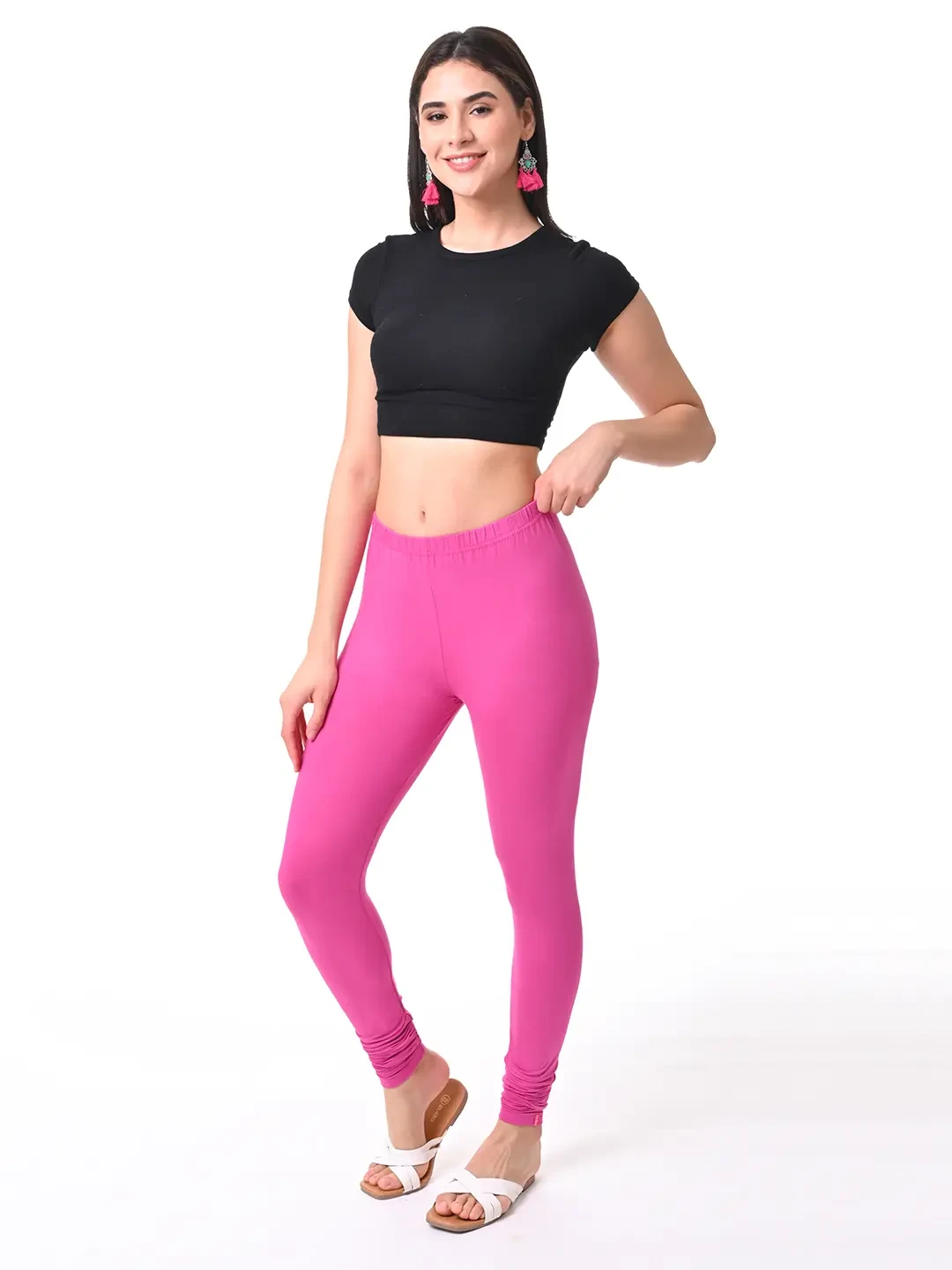 Fushia - Chudithar Leggings