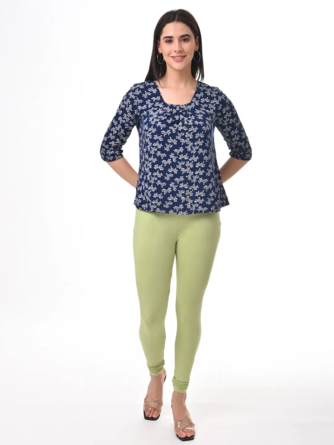 Tea Green - Chudithar Leggings