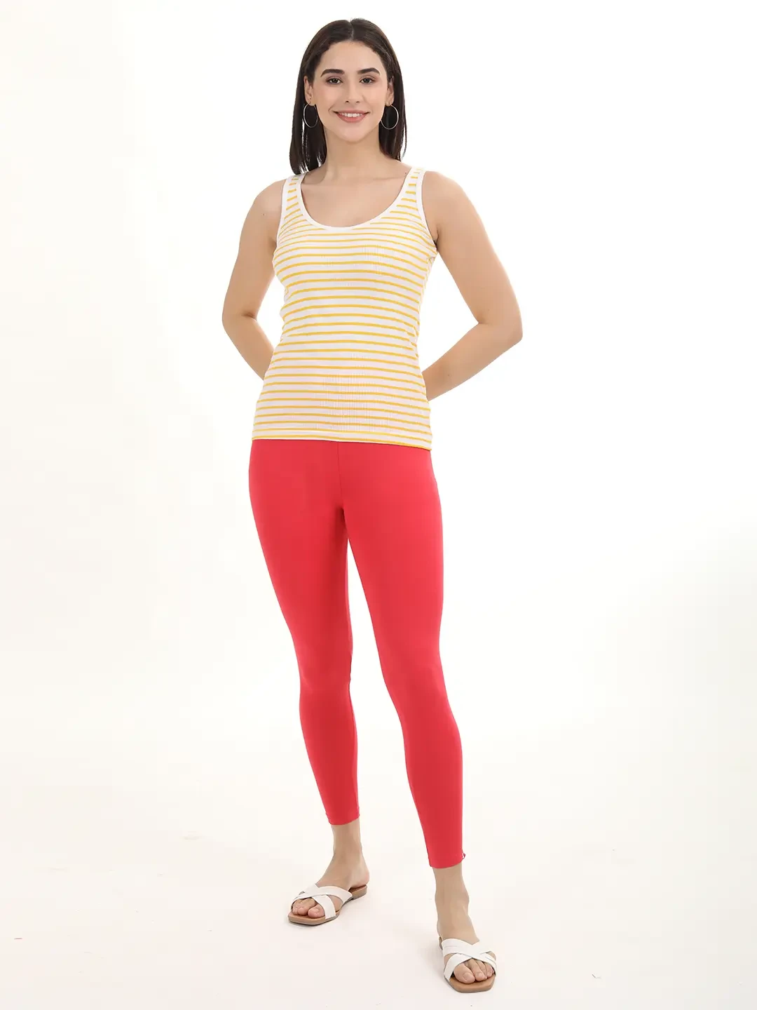 Coral - Ankle Leggings