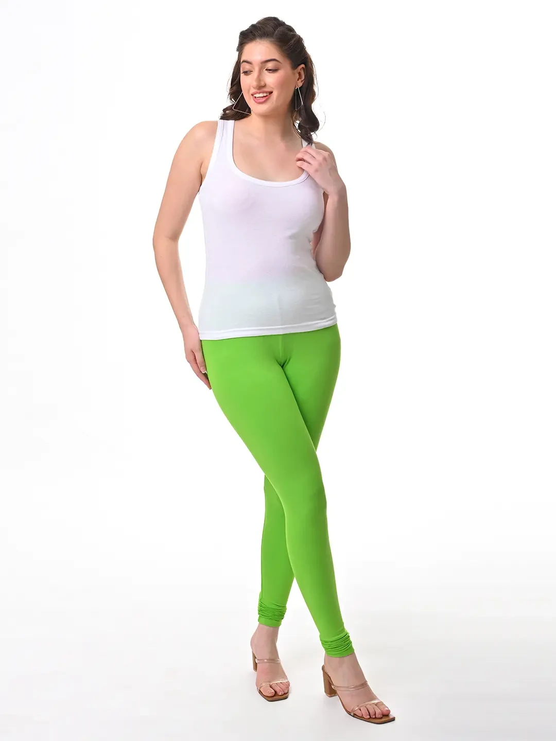 Grass Green - Chudithar Leggings